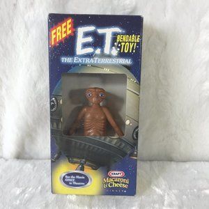 Vintage E.T. bendable figure toy 2002 Kraft macaroni & cheese collectible